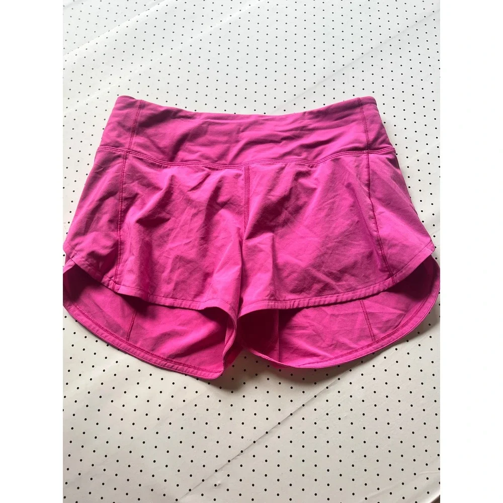 Lululemon Speed Up Running Skort Womens 6 Pink Athletic Tennis Golf Skirt Shorts